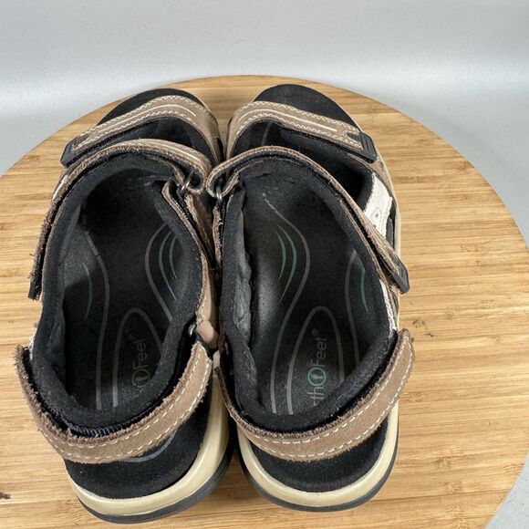 S Orthofeet Venice 926 Comfort Sandal Flats Women's US 6M Brown - Picture 5 of 7